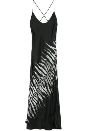 Roberto Cavalli Maxikleid mit Tigress-Print