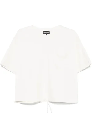 Emporio Armani T-Shirt mit Logo-Verzierung