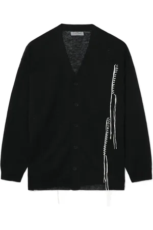 YOHJI YAMAMOTO Cardigan mit Kontrastnähten