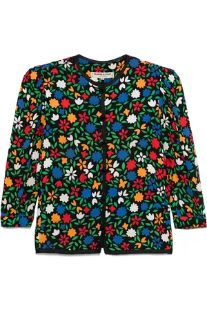 Saint Laurent 1960s Jacke mit Blumen-Print