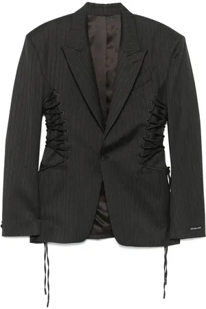 MUGLER Blazer mit Nadelstreifen