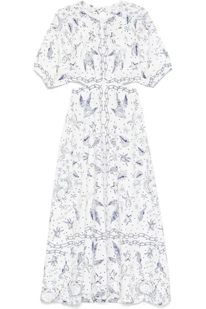 Maison Labiche Niessel Seashells Maxikleid