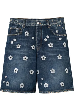 Marc Jacobs The Sequin Daisy Wide Leg Shorts