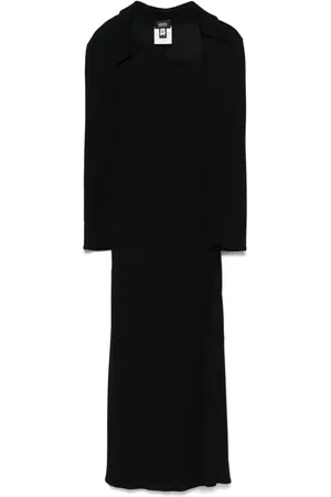 VERSACE 2000s Midikleid mit asymmetrischem Ausschnitt