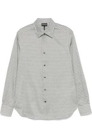 Emporio Armani Hemd mit geometrischem Print