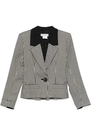 Saint Laurent Karierte ca. 1991 Jacke