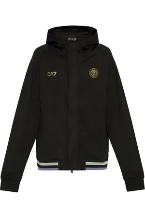 EA7 Jacke mit Logo-Print