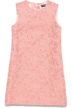 Dolce & Gabbana Jacquard-Minikleid mit Blumenmuster