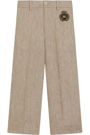 Dolce & Gabbana Chino mit Logo-Applikation