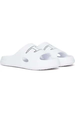 Diesel Pantoletten mit Logo-Print