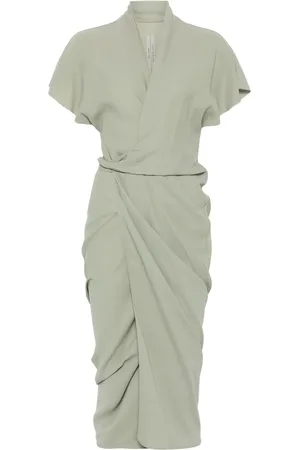 Rick Owens Maxikleid in Wickeloptik