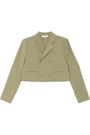 tibi Doppelreihiger Cropped-Blazer