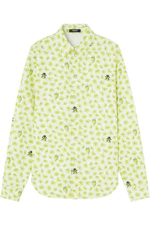 VERSACE Strawberry Garden Jeanshemd