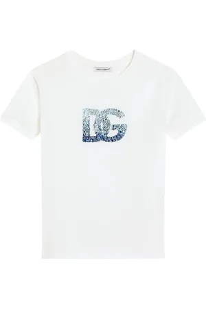 Dolce & Gabbana T-Shirt mit Nieten-Logo