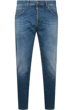 PT Torino Skinny-Jeans mit Logo-Patch