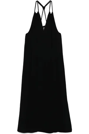 THOM KROM Maxikleid mit V-Ausschnitt