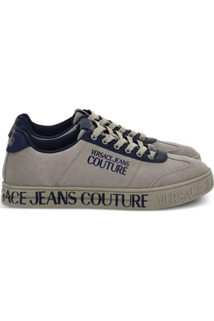 VERSACE Sneakers aus Wildleder mit Logo-Print