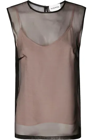 P.A.R.O.S.H. Bluse ohne Ärmel