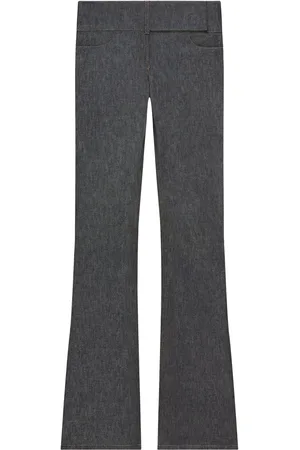Courrèges Bootcut-Jeans mit Gürtel