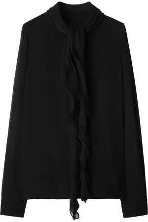 Burberry Seidenbluse mit Volants
