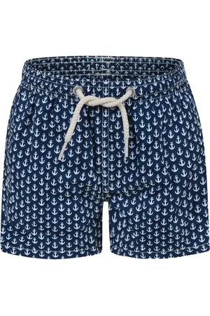 MC2 SAINT BARTH Badeshorts mit Anker-Print