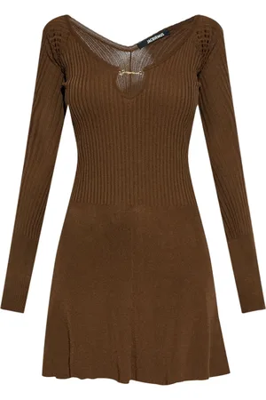 Jacquemus Geripptes La Robe Minikleid