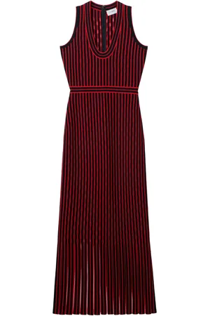 ST. JOHN Maxikleid mit U-Ausschnitt