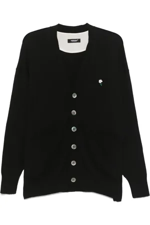 UNDERCOVER Cardigan mit Blumenapplikation