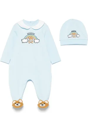 Moschino Strampler-Set mit Teddy-Print