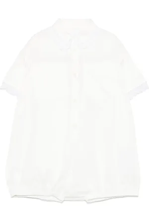 DOUUOD KIDS Playsuit mit Spitzenbesatz