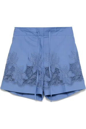 P.A.R.O.S.H. Shorts mit Blumenstickerei