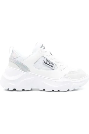 VERSACE Sneakers mit Logo-Patch