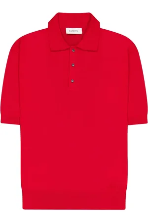 LANEUS Gestricktes Poloshirt