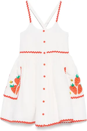 Stella McCartney Kleid mit Erdbeerstickerei