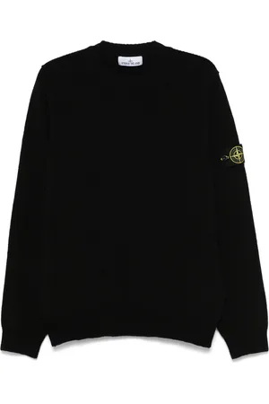 Stone Island Pullover mit Kompass-Patch