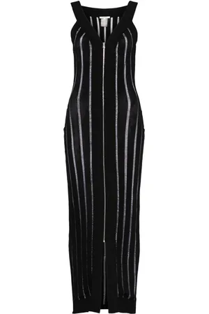 Nensi Dojaka Maxikleid aus geripptem Strick