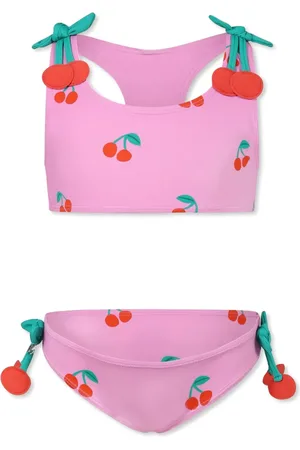 Stella McCartney Bikini mit Kirschen-Print
