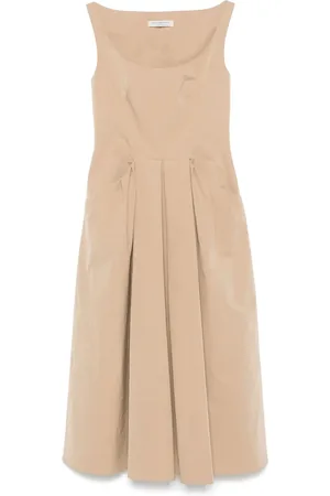 Serafini Midikleid aus Popeline