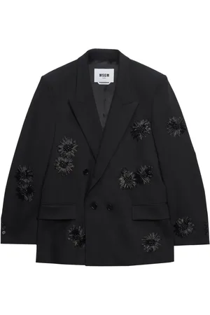 Msgm Blazer mit Blumenapplikation