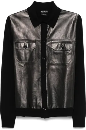 Tom Ford Hemd mit Kontrasteinsätzen