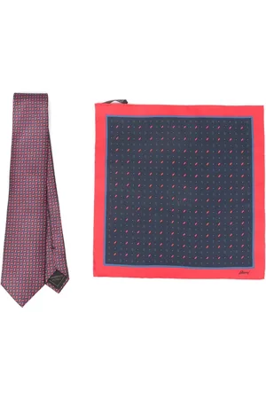 BRIONI Seidenkrawatte mit Jacquardmuster