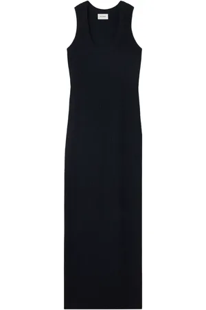 ST. JOHN Geripptes Strickkleid