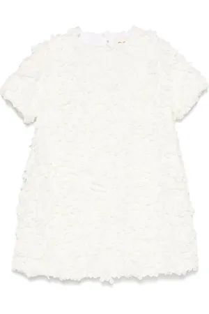 DOUUOD KIDS Kleid mit Blumenapplikation