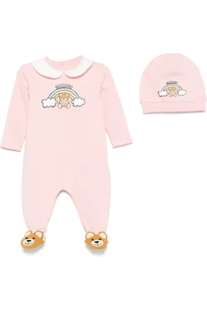Moschino Strampler-Set mit Teddy-Print