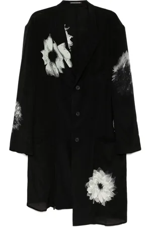 YOHJI YAMAMOTO Jacke mit Blumen-Print
