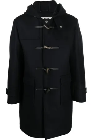 MACKINTOSH Weir Dufflecoat mit Knebelverschluss