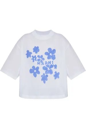 Marni T-Shirt mit Blumenmotiv