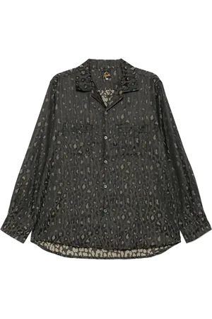 Pins & Needles Hemd mit Leoparden-Jacquardmuster
