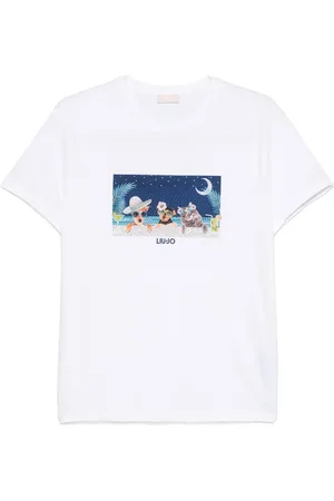 Liu Jo T-Shirt mit Kristallen