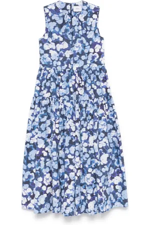 Erdem Midikleid mit Blumen-Print